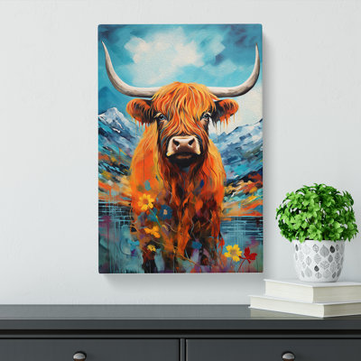 Highland Cow Dadaism - No Frame Print