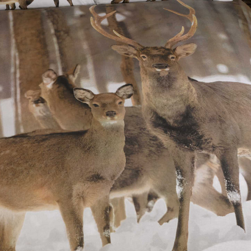 Tantalus Wildlife Duvet Cover Set with Pillowcases, King - 2 Pillowcases (80 x 80 cm)