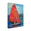 «Red Sail» par Beth A Forst, impression sur toile tendue-1485871580