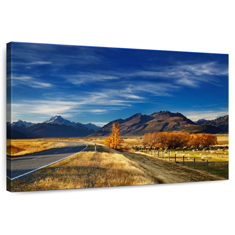 Paysage de ferme Alvord Canterbury, H 24 po x l 36 po
