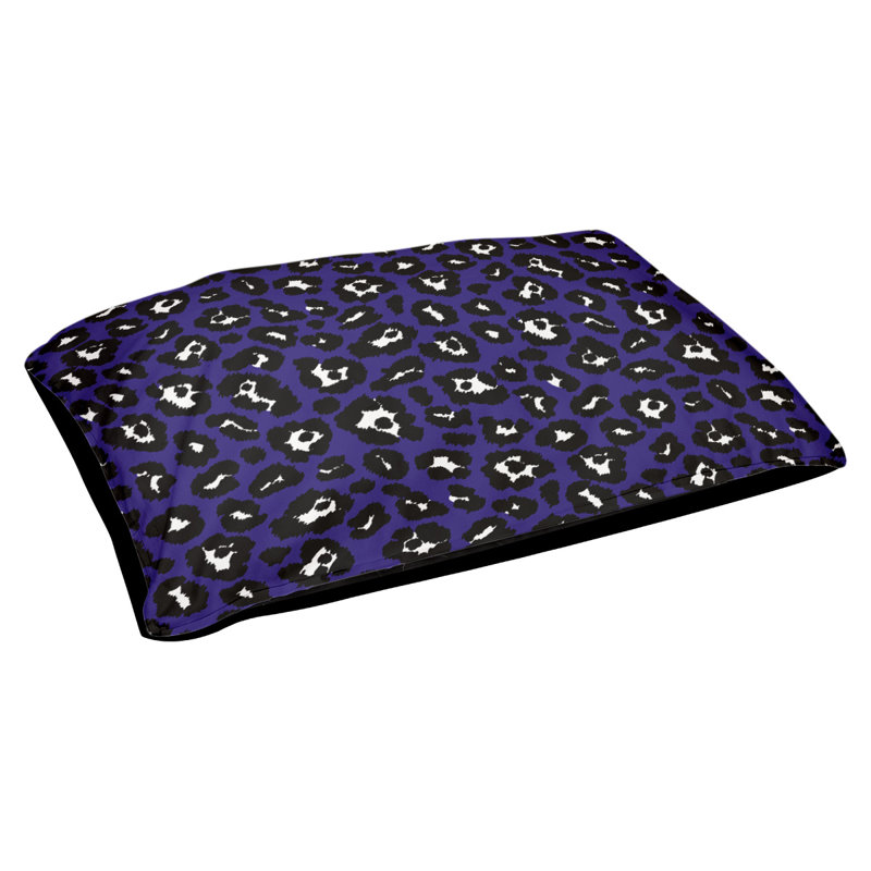 Coussin d'extérieur Seattle, Petit (l 18 po x P 28 po x H 4 po), Mauve / blanc / noir