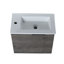 Meuble-lavabo compact compact de 22 po avec porte à fermeture douce et lavabo en céramique pour petits espaces-1313415222
