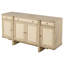 Buffet Coastal Cane avec rangement polyvalent