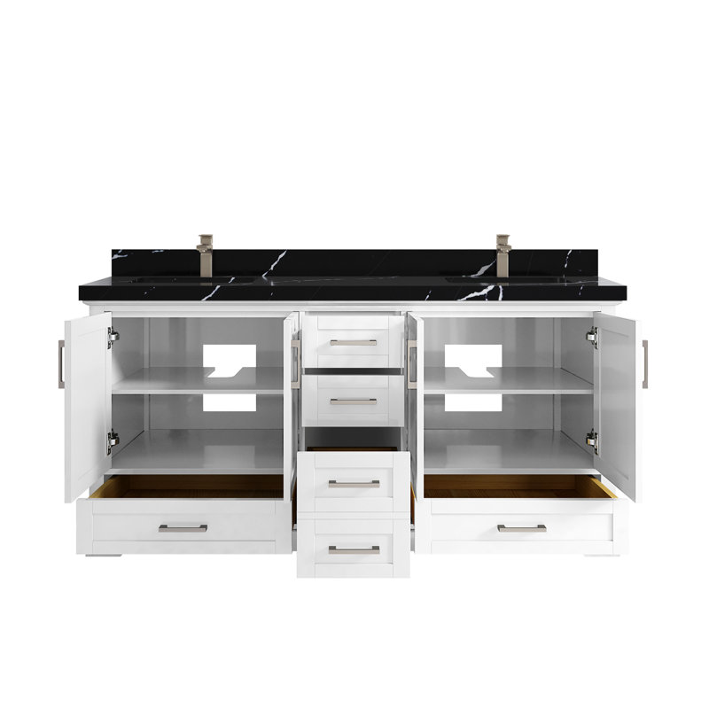 Ensemble de meuble-lavabo double 72 po Esin