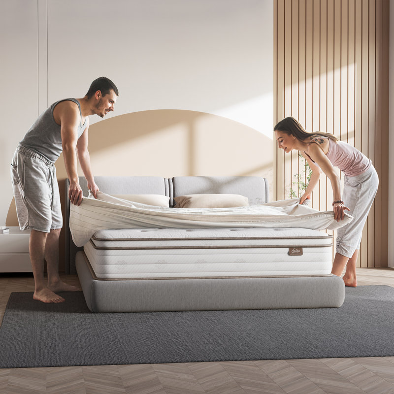 12" Full Gel Memory Foam Hybrid Mattress with Pocket Springs, Medium Comfort, Pressure Relief and Motion Isolation, CertiPUR-US Certified, 100-Night Trial