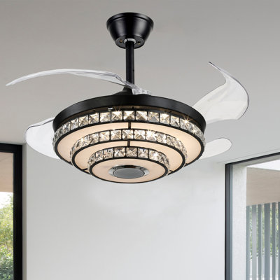 Aldenville 42" ceiling fan with LED lights and Bluetooth audio music