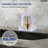 Widespread Bathroom Faucet 3 Hole, 2-handle Waterfall Sink Faucet with Drain Assembly and Overflow-115615797