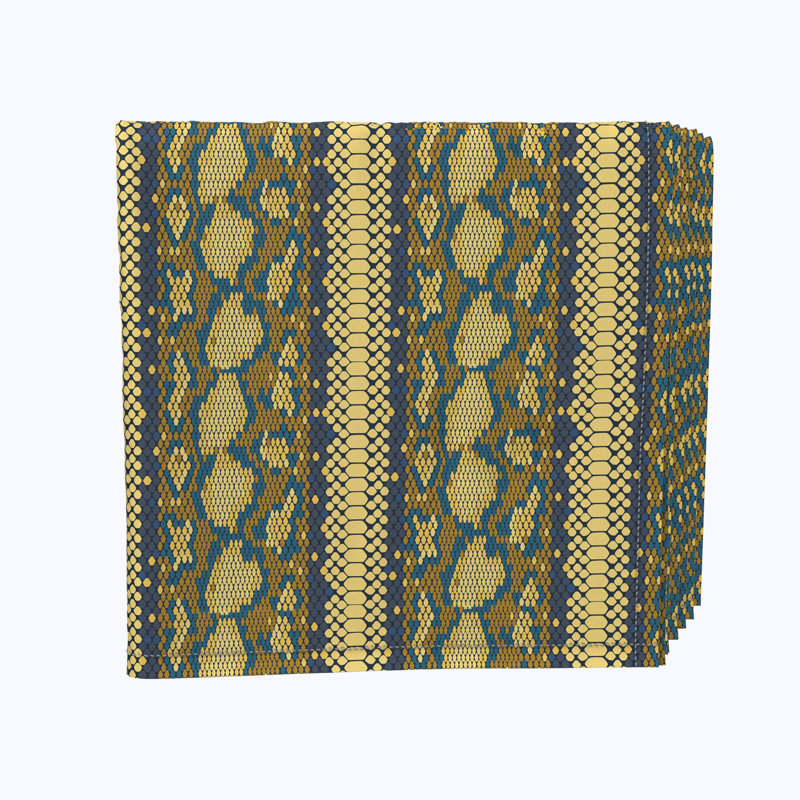 Polyester Animal Print Square Napkin