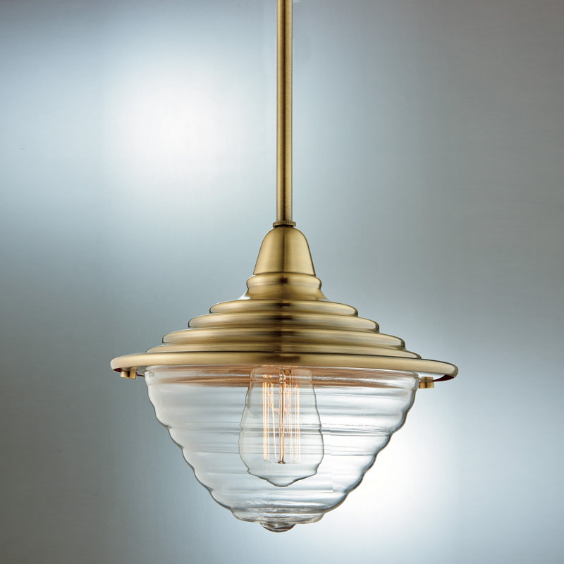 Luminaire suspendu géométrique à 1 lumière Gaffney