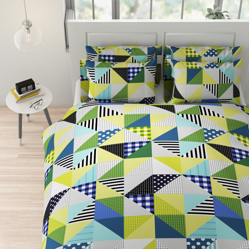 Clendon Duvet Cover Set, Berry, Single Duvet Cover + 1 Standard Pillowcase