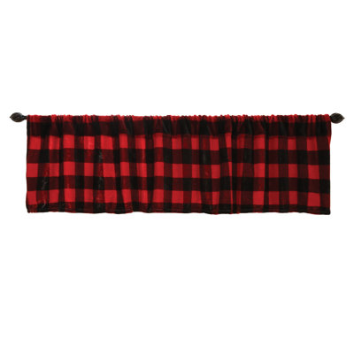 Cantonnière en peluche 80 po Lumberjack