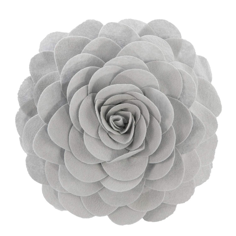  Housse de coussin en polyester, 13 po x 13 po, Housse de coussin seulement - sans coussin, gris