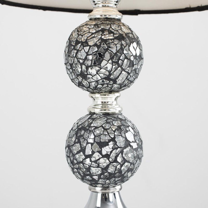 Korbin Metal Table Lamp, Black, No Bulb