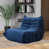 Tissu bleu est en rupture de stock