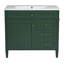 Meuble-lavabo 36 po avec lavabo et miroir-342740250