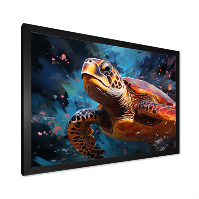 Tortue sereine sous l'eau I