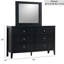 Commode Daniel G1313-D-50 (sans miroir), noir