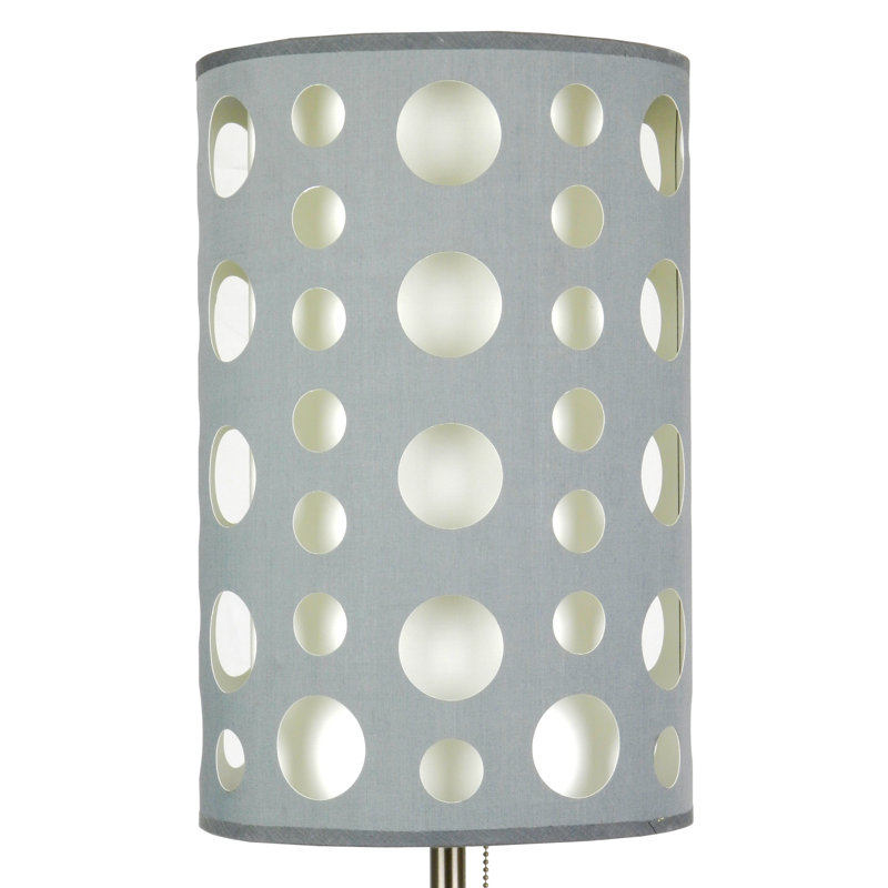 Lampe de table en métal 33 po, Gris