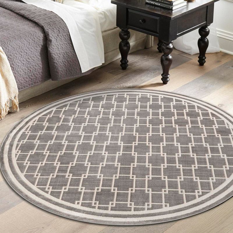 Jill Zarin Metropolitan Uptown Rug Gray, Round 10'
