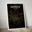 Munich City Map - No Frame Print-699374686