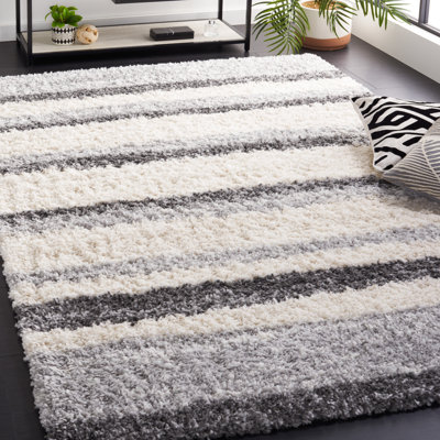 Ashleigh-Louise Shag 800 Performance Striped Rug