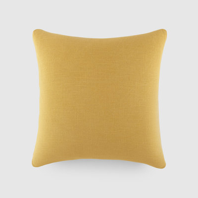 Solid Cotton Throw Pillow