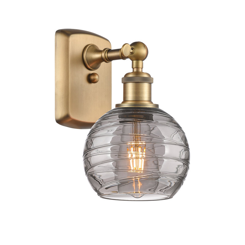 Metter 1 - Light Single Globe Pendant 6SM, Brushed Brass