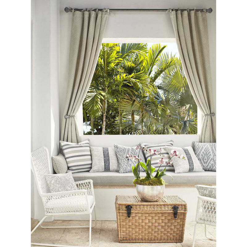 Isola Bali Floral Fabric, Surf