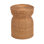 Round Rattan Lift-Top Side Table