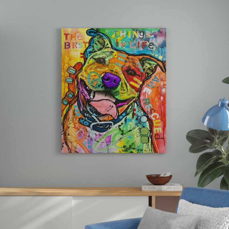 «The Best Things in Life», reproduction, H 32 po x l 27 po x P 1 po, Cadre blanc