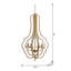 Lustre à 4 lumières en métal, luminaire suspendu avec chaîne réglable pour le vestibule de la salle à manger de la cuisine, ampoule non incluse