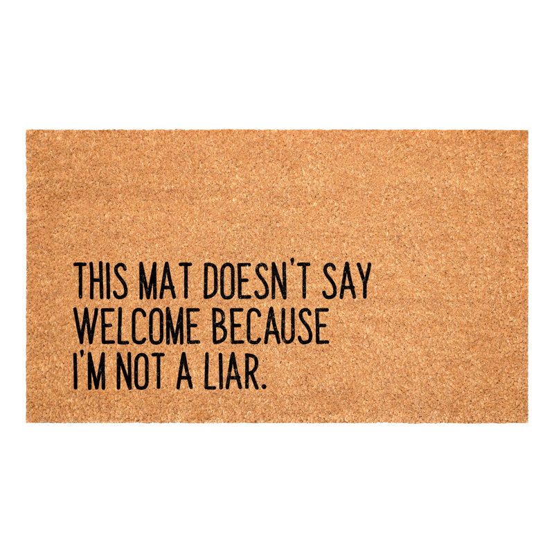 1CB03EB059324144A13304C67D278E34 I'm Not A Liar paillasson, L 24 po x L 36 po