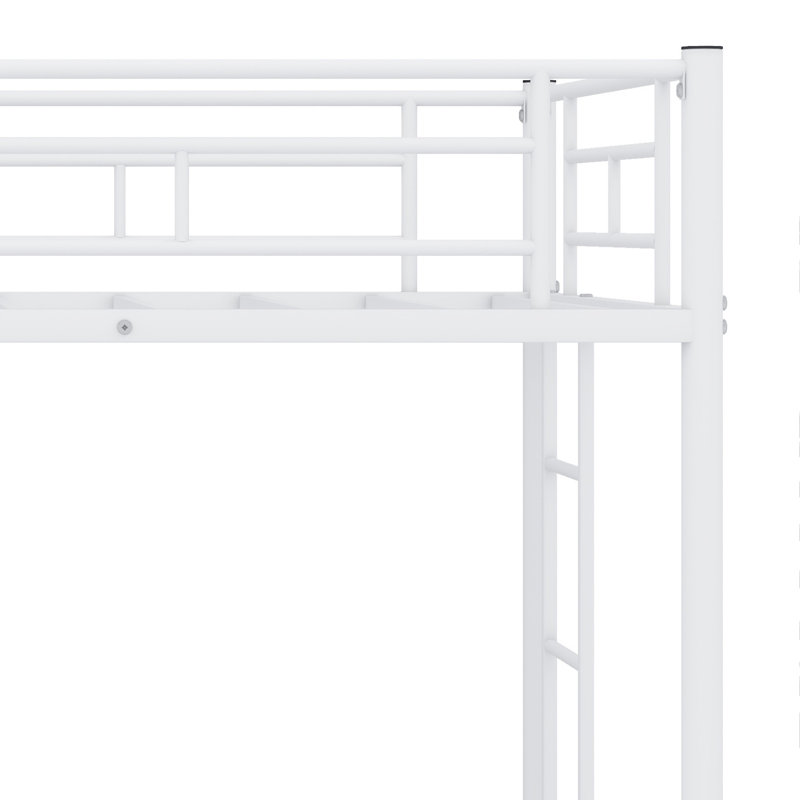 Bunk Bed With Trundle, White