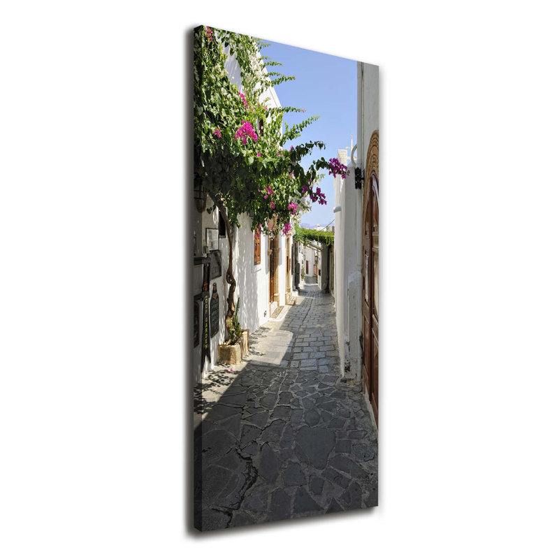 A Charming Path - Wrapped Canvas Print