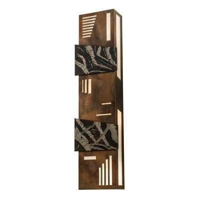 Indigo Copper Flush Mounted Sconce