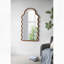 Miroir 30 po x 1,5 po x 55 po avec cadre unique
