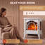 HOMCOM 55 cm W White Electric Stove