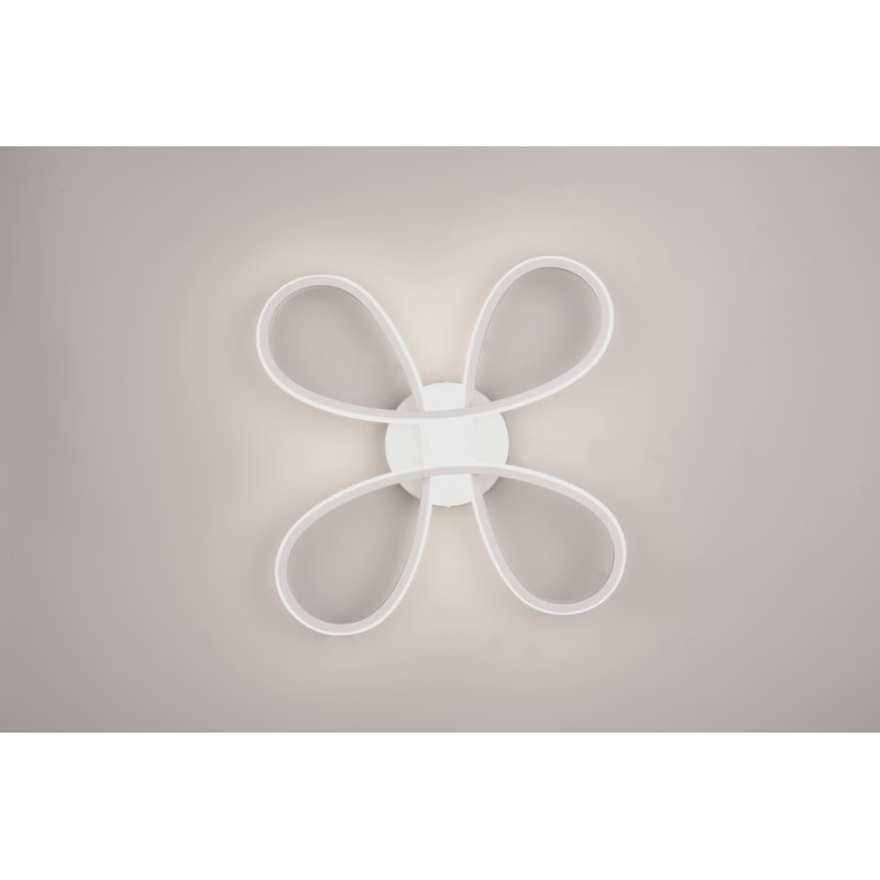 Danilah LED Flush Ceiling Light, White