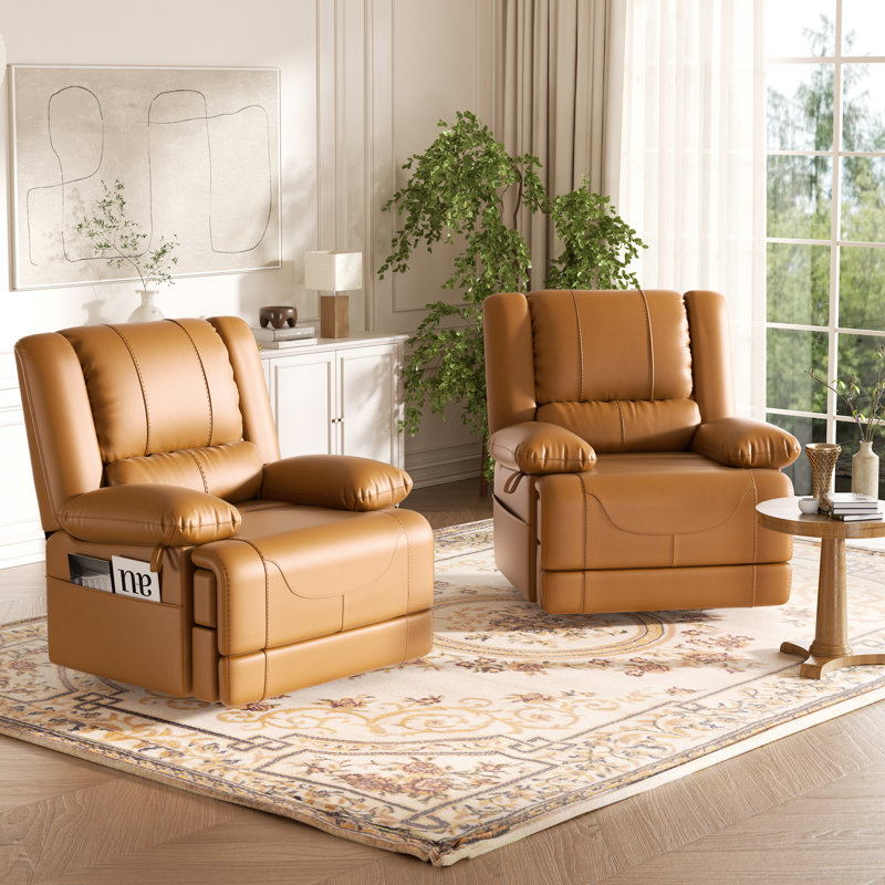 Fauteuil inclinable Pamler, Brun foncé