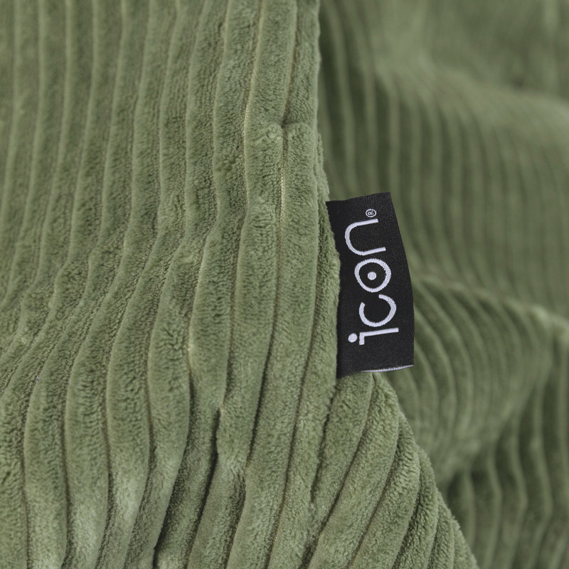Kingston Corduroy Classic Bean Bag, Green