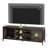 Farmhouse Tv Stand For Tvs Up To 65 70 75" With Adjustable Record Player Shelf – Dark Walnut-1787764429