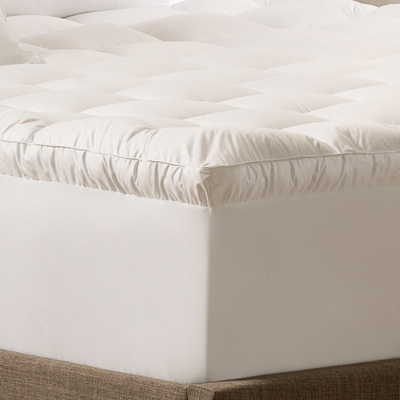 Twin White Down Alternative Pillowtop Mattress Topper