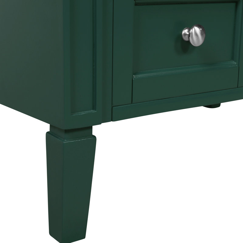 Ensemble de meuble-lavabo simple 32 "Rivers, Vert