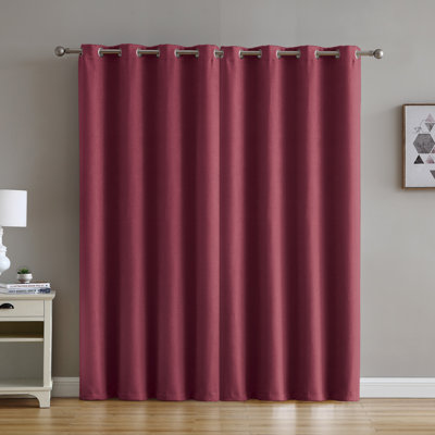 Naiya Solid Grommet Blackout Curtain Panel, 52" x 90"