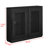Sideboard Cabinet With 2 Outlet Holes, Buffet Cabinet With Storage, Black Storage Cabinet For Living Room, Entryway, Hallway, Dining Room, Kitchen-1400633497