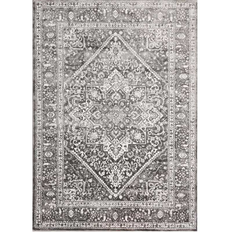 Tapis oriental gris
