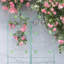 Ensemble de 2 treillis de jardin en métal antirouille 71 po x 19,7 po, support pour plante d'extérieur, installation facile, fabrication, pour lierre, rose, concombre, vignes 71 po x 19,7 po, support, installation, fabrication, jasmin
