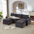 Modern Corduroy Cloud Sofa-889631358