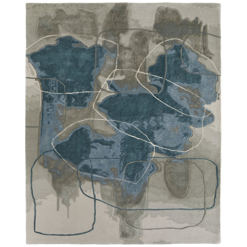 Ramiro Abstract Indoor Rug, Rectangle 9' x 12'