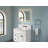 36.00'' Single Bathroom Vanity with Wood Top